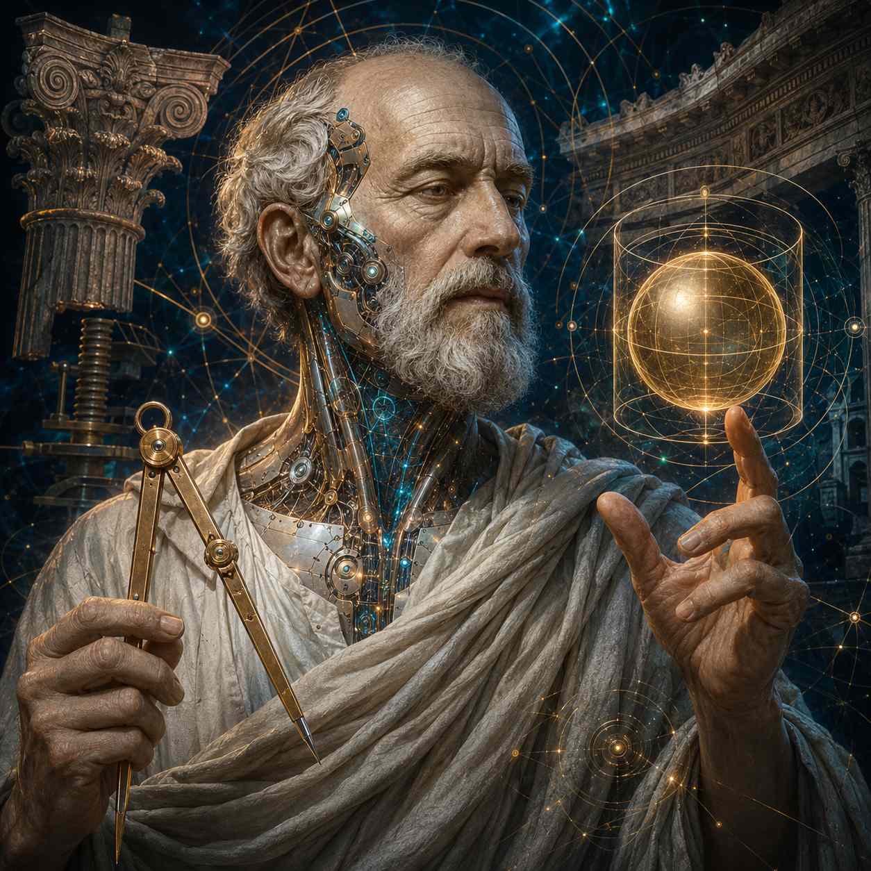 Archimedes zeichnete Kreise, als das Schwert fiel