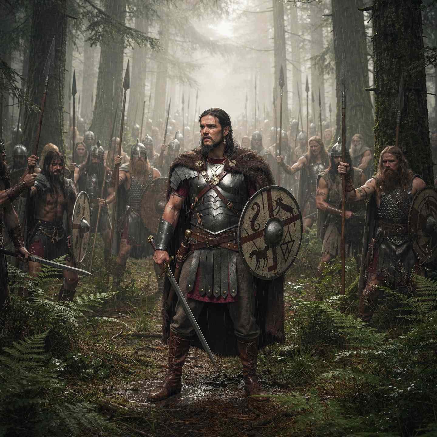 Arminius, Anführer der Germanen