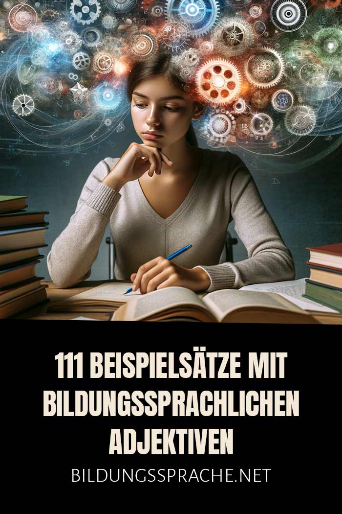 111 Beispielsätze mit den wichtigsten bildungssprachlichen Adjektiven