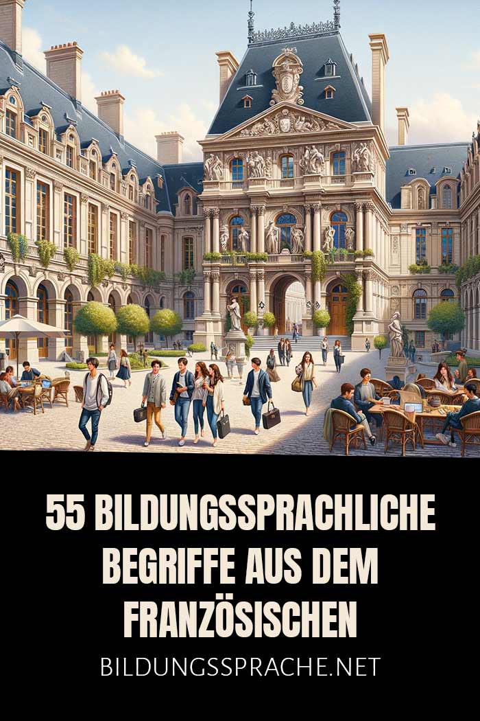 55 bildungssprachliche Begriffe aus dem Französischen