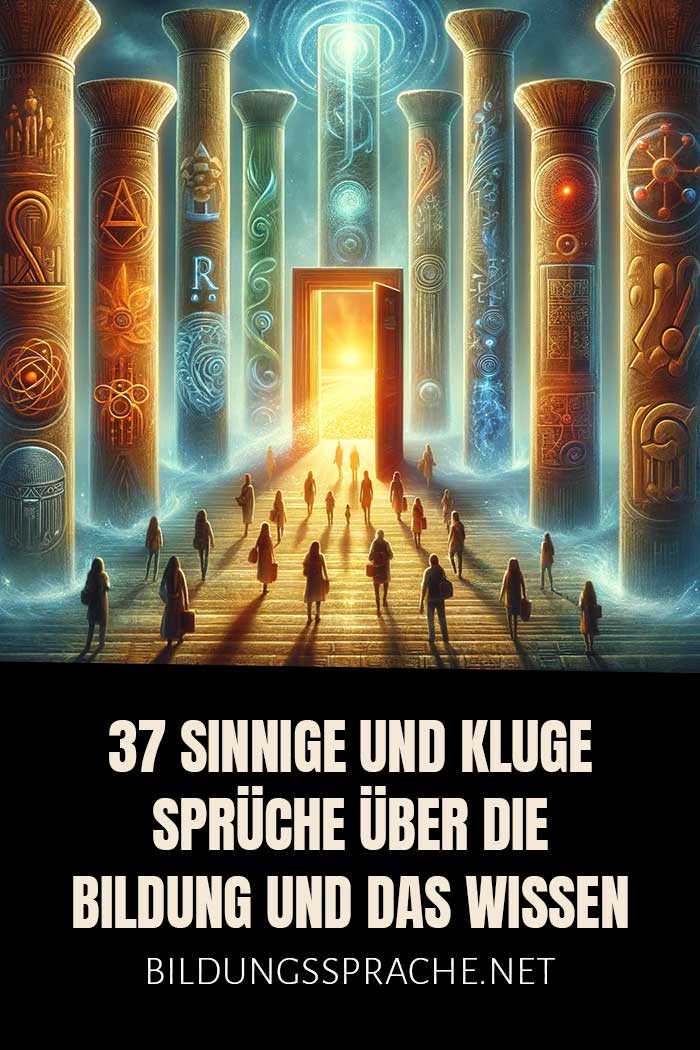 37 Sinnige und kluge Sprüche über die Bildung und das Wissen