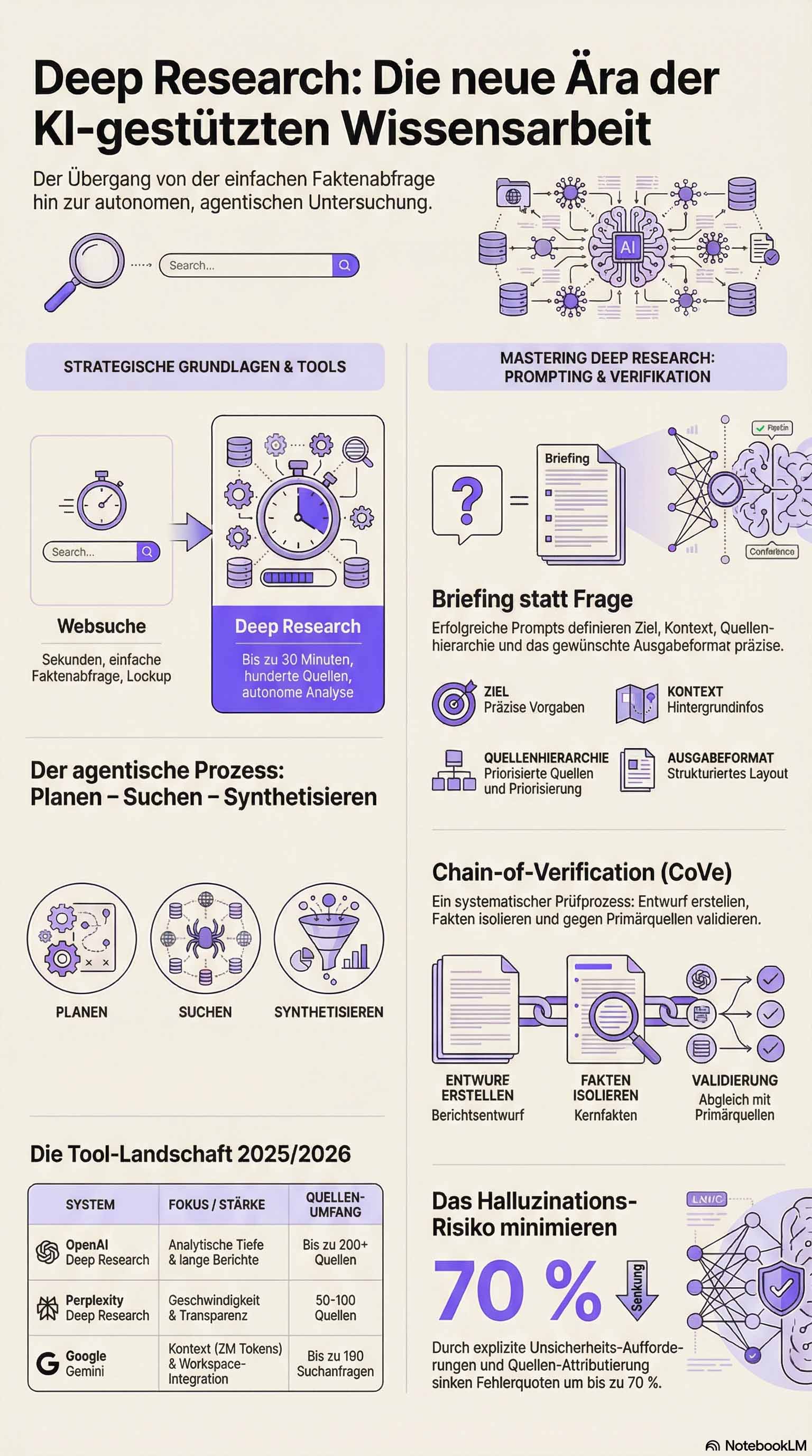 Deep Research: So holst du das Maximum aus KI-Recherchen heraus