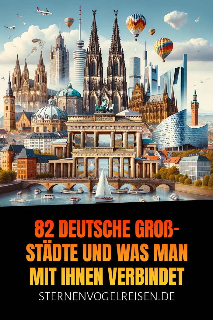 82 deutsche Großstädte ... und was wir mit ihnen verbinden