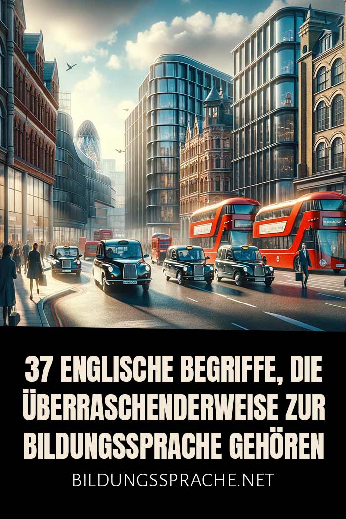 37 englische Begriffe, die überraschenderweise zur  Bildungssprache gehören