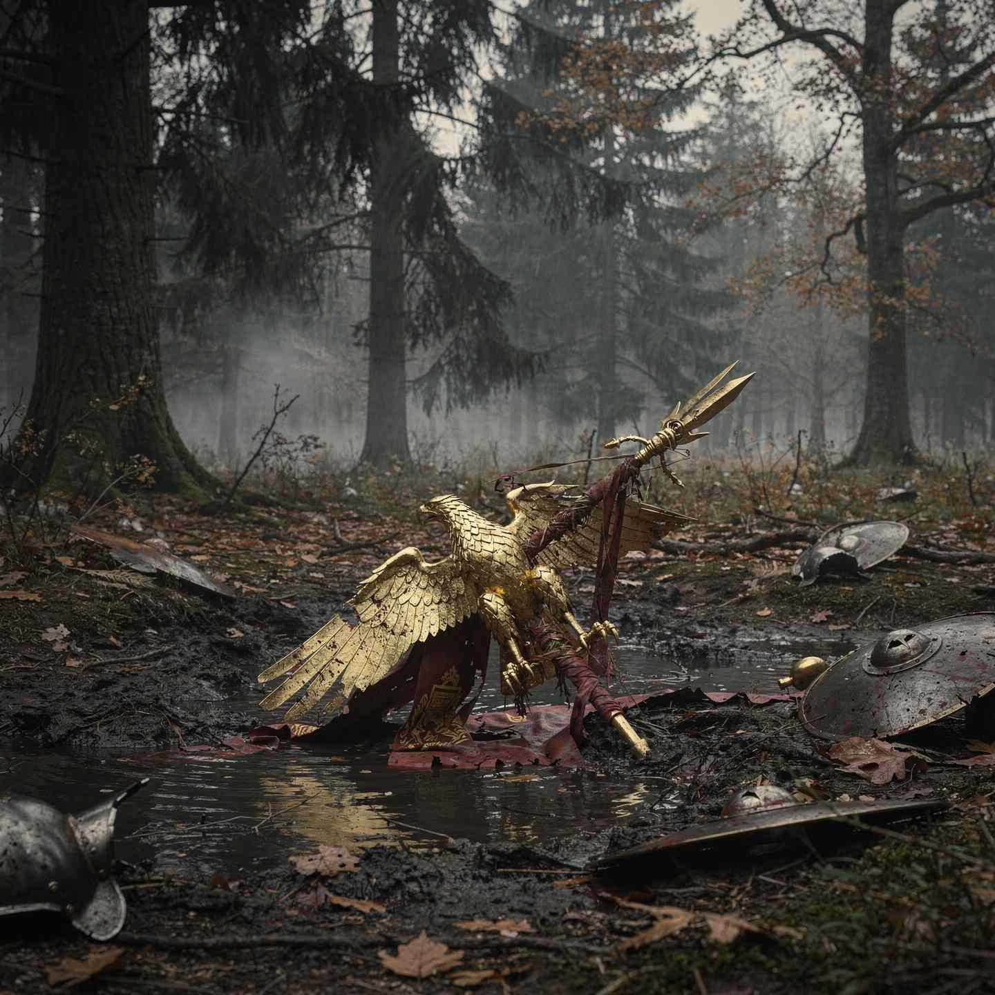 Ende der Varusschlacht im Jahr 9 n. Chr.