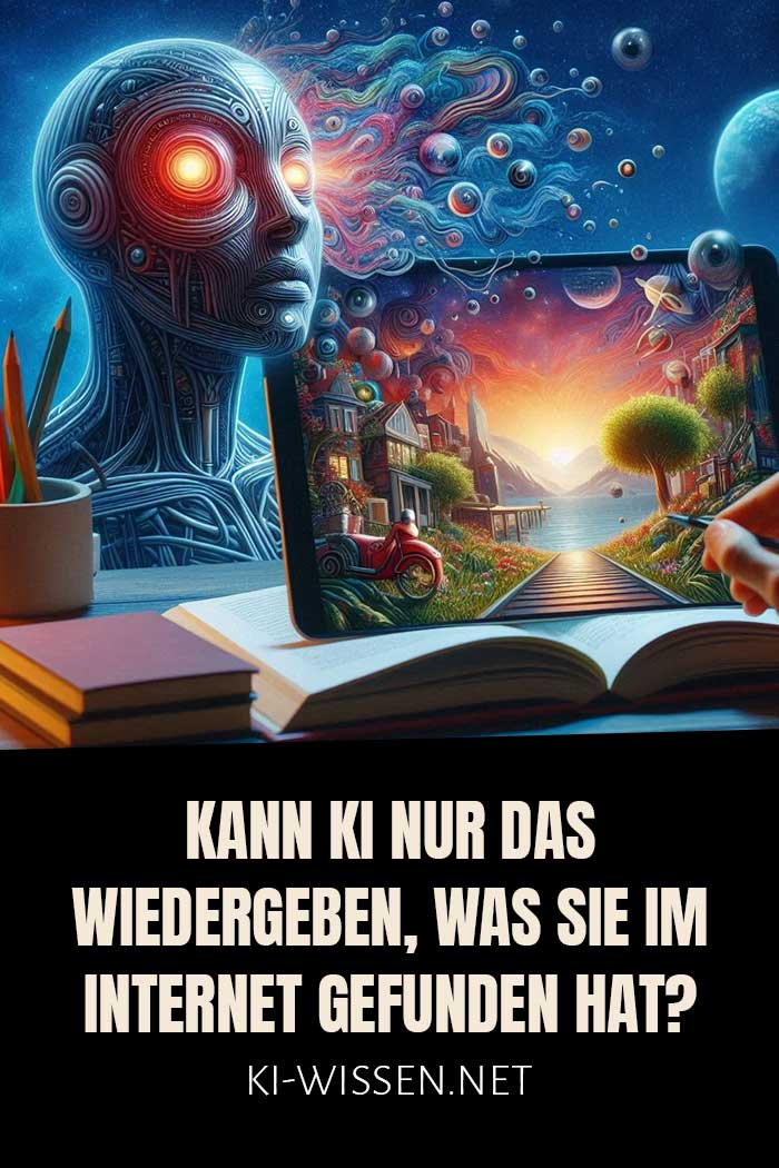 Kann KI nur das wiedergeben, was sie im Internet kopiert hat?