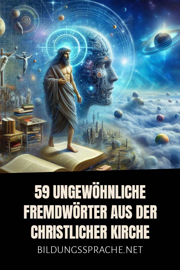 59 ungewöhnliche Fremdwörter aus der Welt der christlichen KIrche