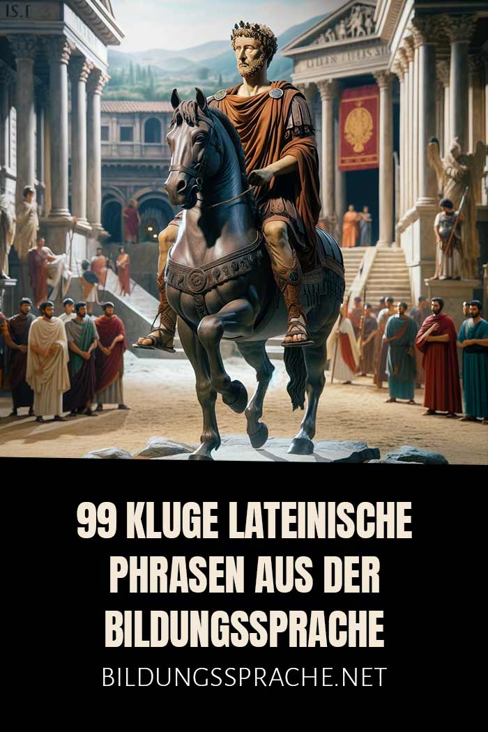 99 kluge lateinische Phrasen aus der Bildungssprache und ihre Bedeutung