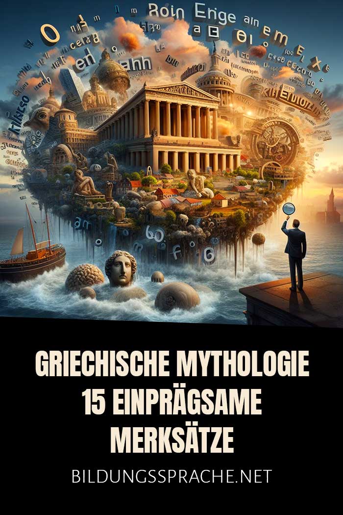 Mythologie in Minuten - 15 Einprägsame Merksätze über die griechische Götterwelt