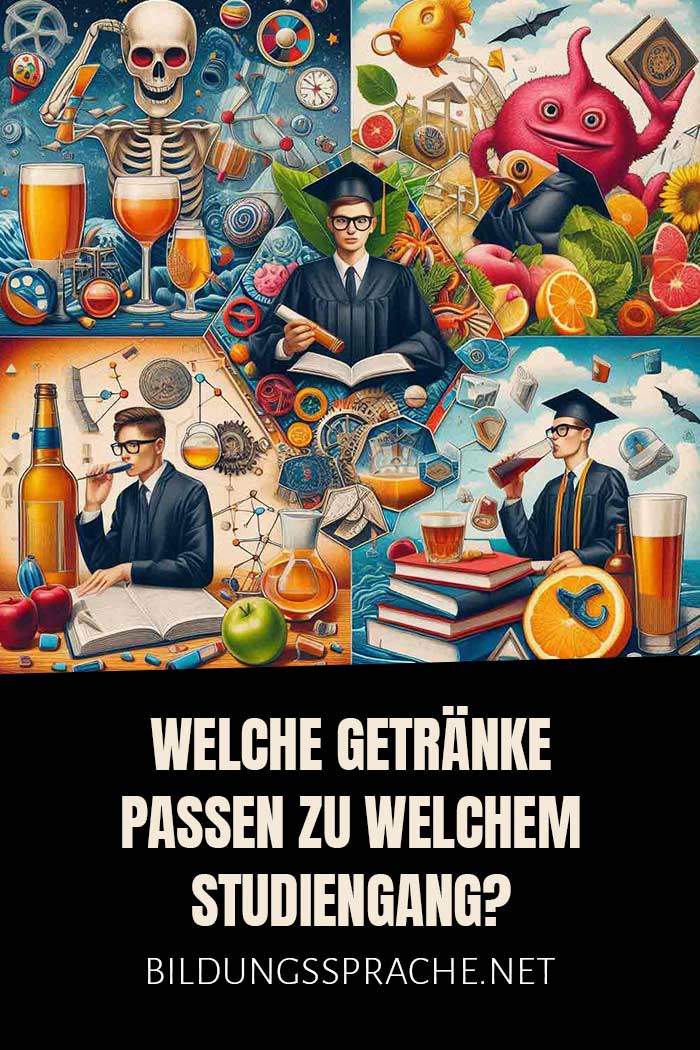 Welche Getränke passen zu welchem Studiengang? Die etwas andere Studienberatung