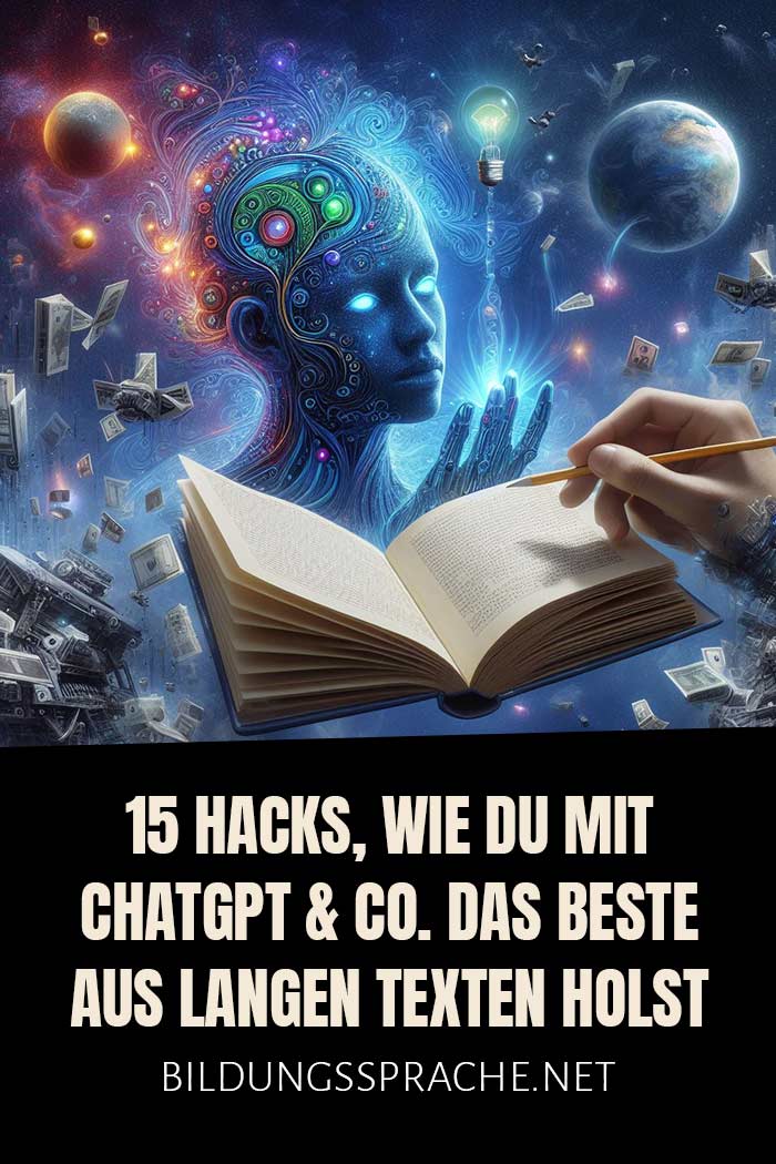 15 zeitsparende Hacks, wie du mit ChatGPT & Co. das Beste aus langen Texten holst