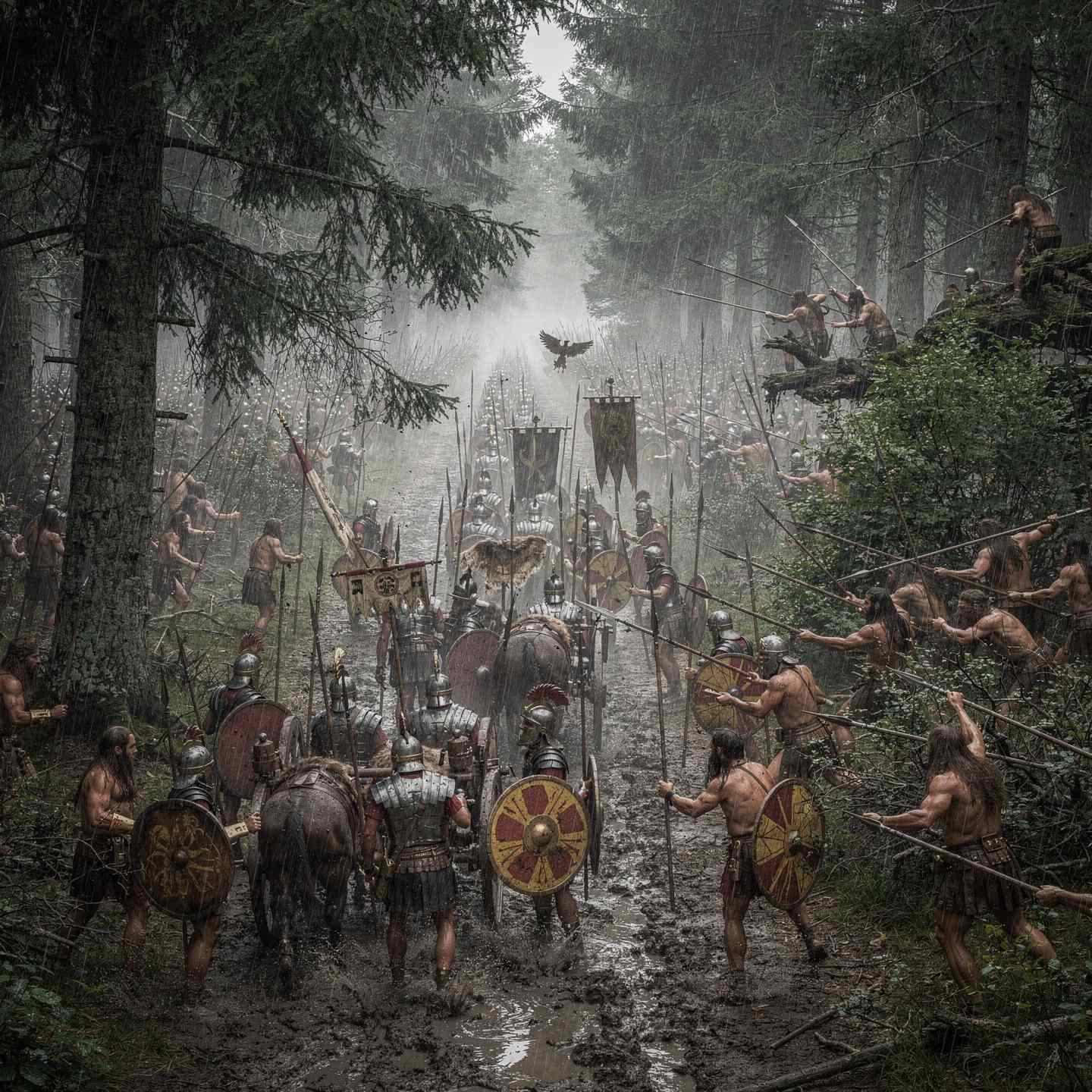 Engpass am Kalkrieser Berg