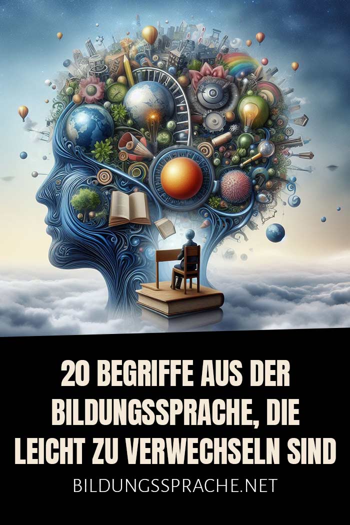 20 Begriffe aus der Bildungssprache, die leicht zu verwechseln sind + Merkhilfen