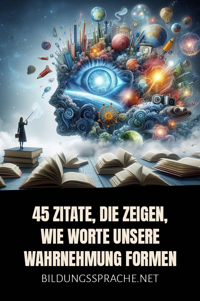 45 Zitate, die zeigen, wie Worte unsere Wahrnehmung formen