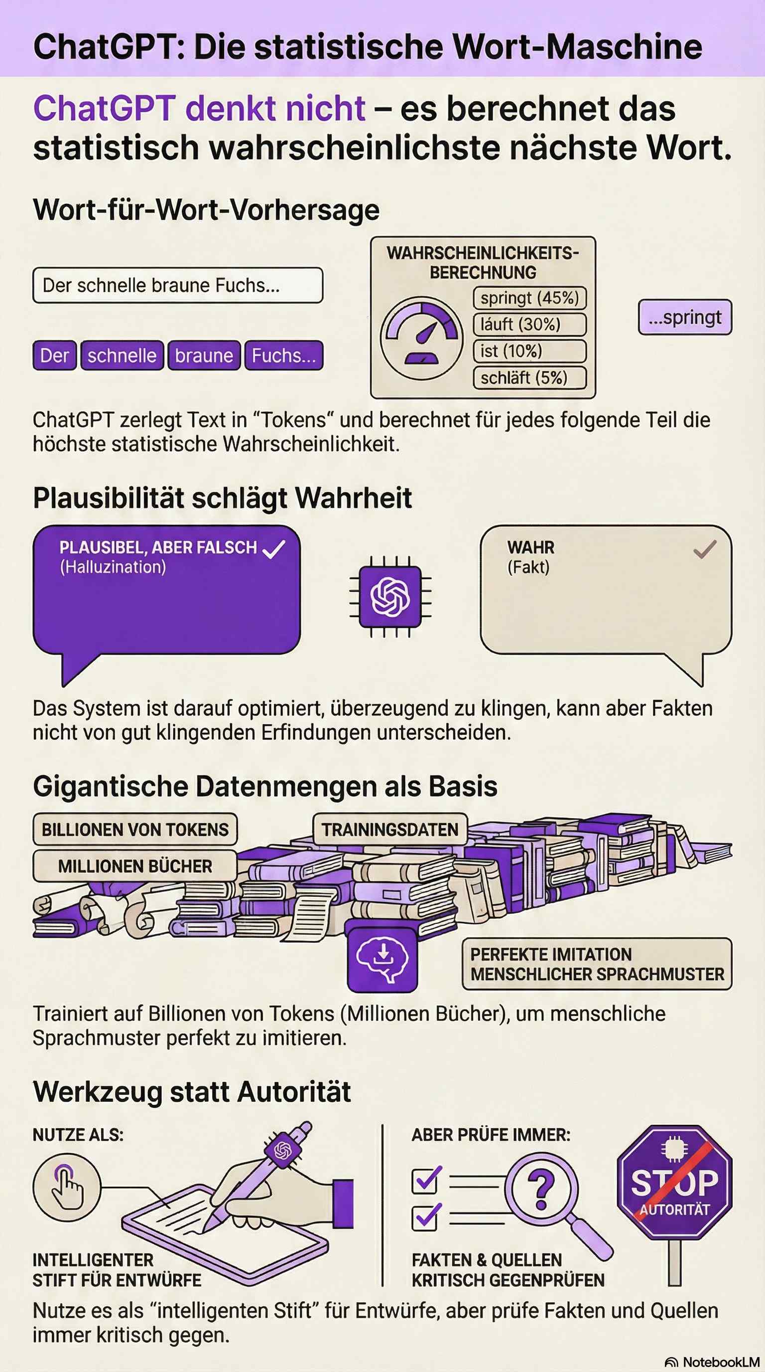 Wie funktioniert ChatGPT? Infografik